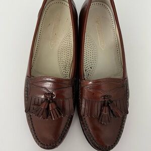 Florsheim Rich Brown Tassel Loafers Men’s Sz 8.5 convertible to Women’s Sz 10